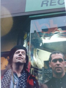 With Grant Hart - looking