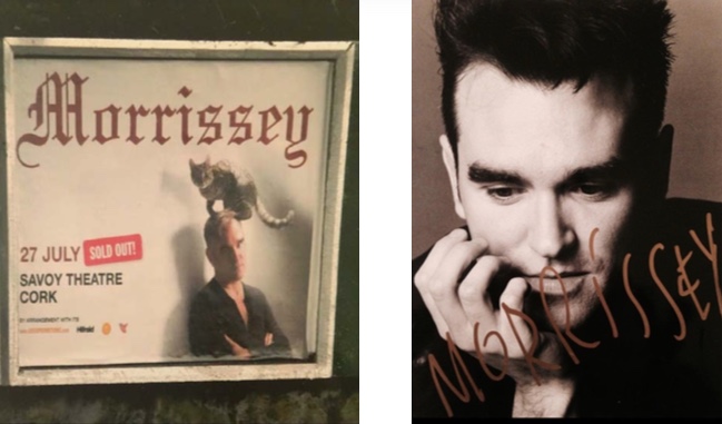 Morrissey signed pic frame